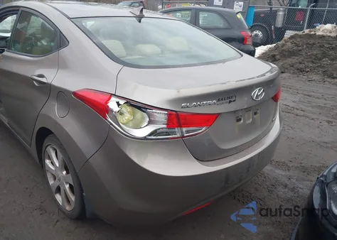 2012 Hyundai Elantra Limited from USA, damaged, VIN 5NPDH4AE3CH101522